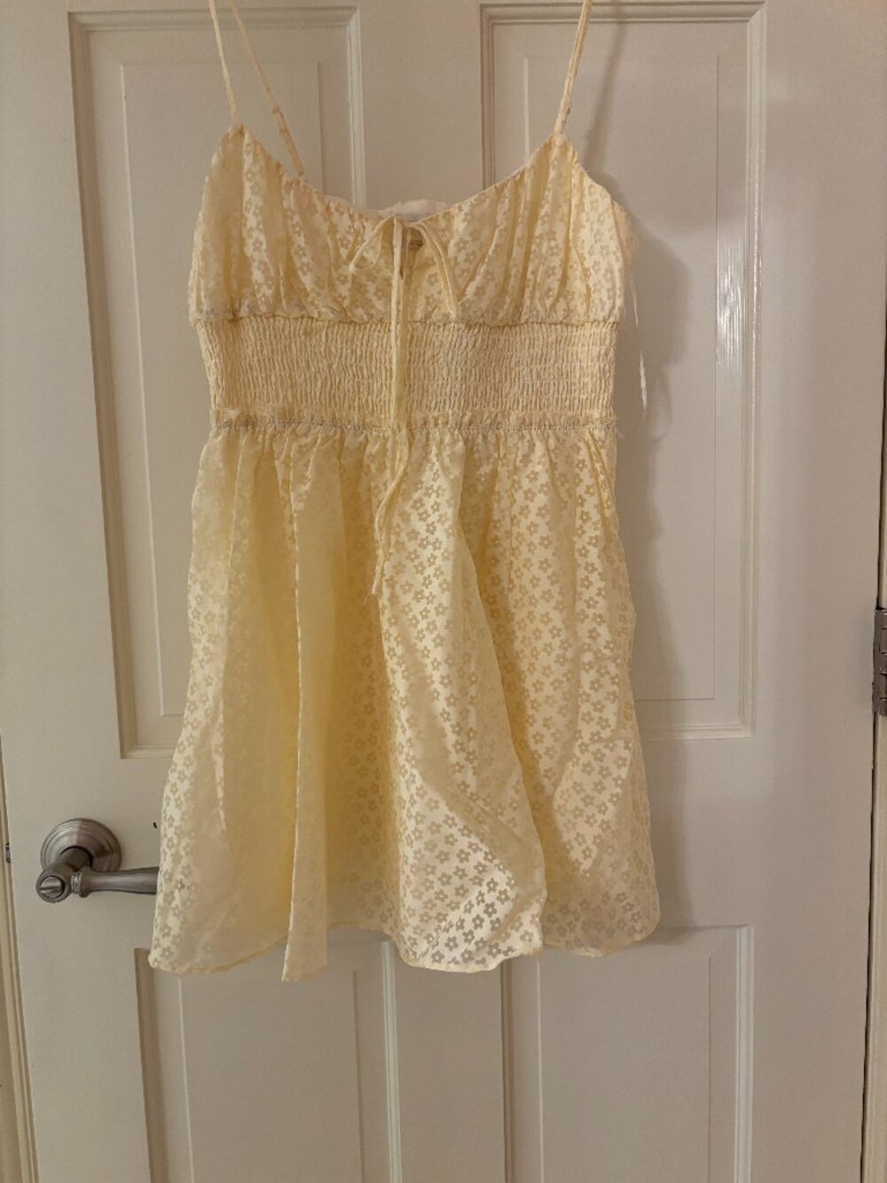 NWT cream urban outfitters sundress women's m